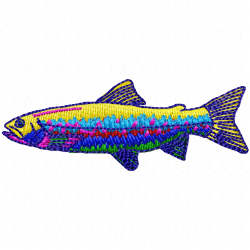 Fishes Embroidery Design 7 Fishes Embroidery Design 7